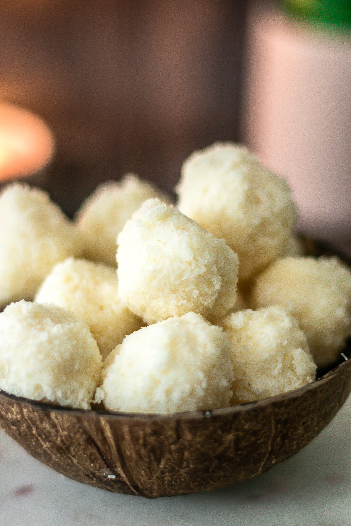 Classic No-bake Coconut Snowballs - Written By Vegan